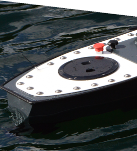 Inception Mark I with CEE HydroSystems CEEPULSE High Frequency (HF) Single-beam Echo Sounder (SBES) and Hemisphere Atlas Link RTK GNSS.